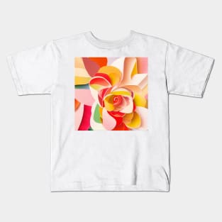 Delicate Floral Impressions Kids T-Shirt